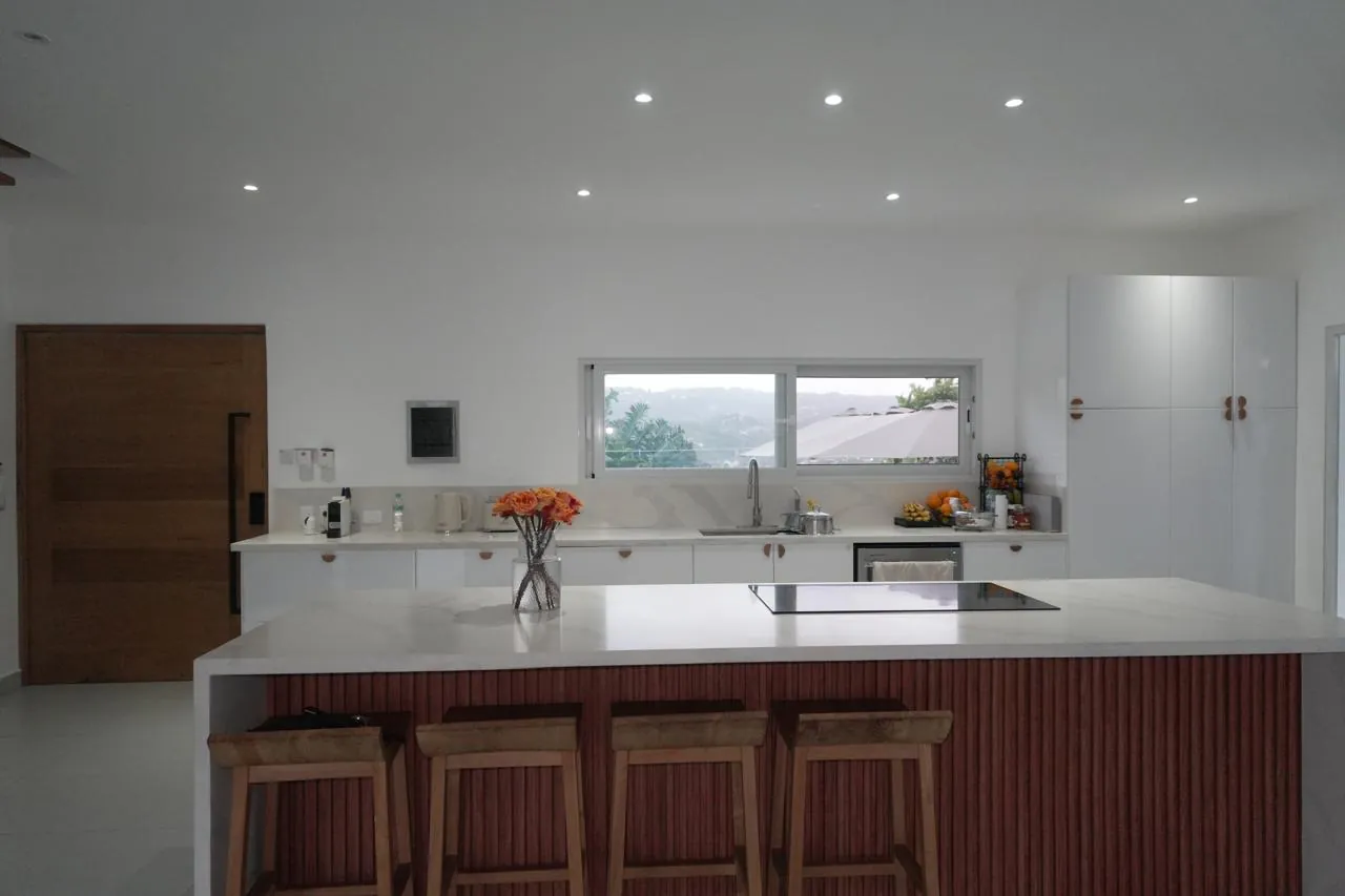 Kitchen island detail