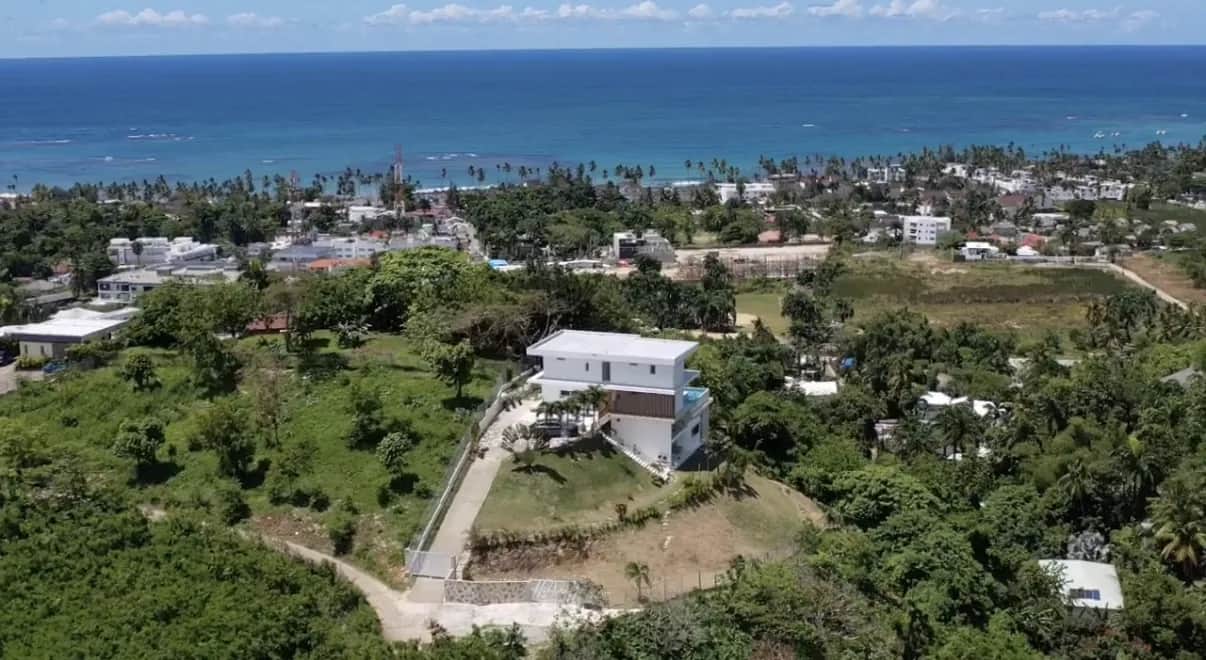 Drone beach view